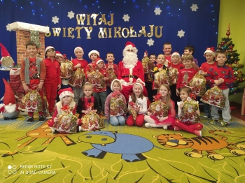 Wizyta św. Miokołaja w grupie Pszczółki